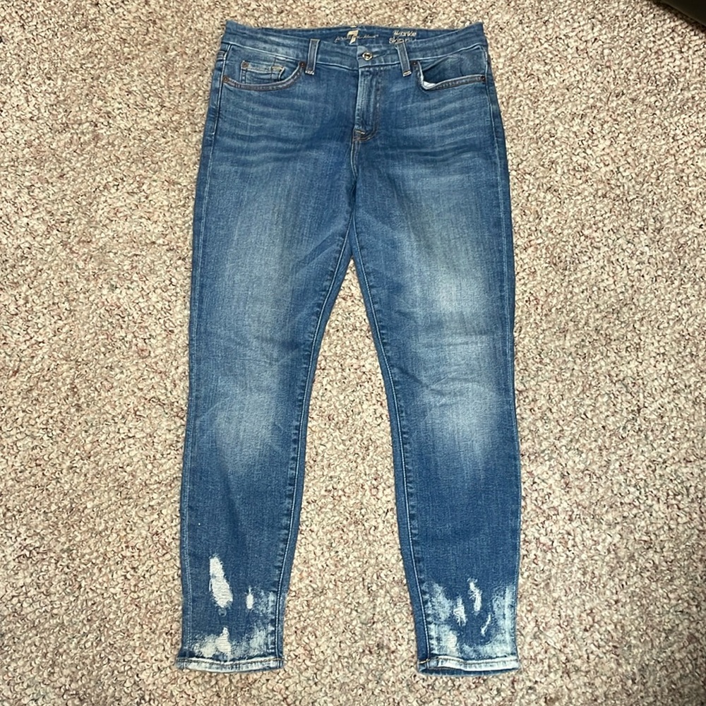 - 7 for all mankind ankle jeans